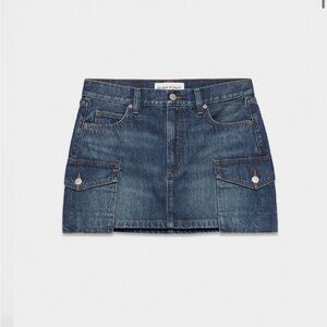 Aritzia Denim Forum - 90s cargo denim mini skirt